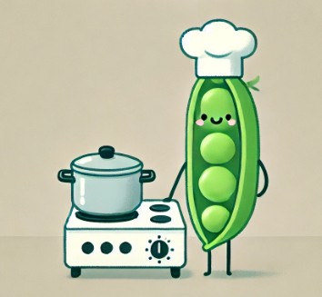 PeaPod on Stove